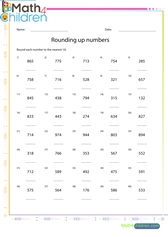  Rounding  to nearest 10